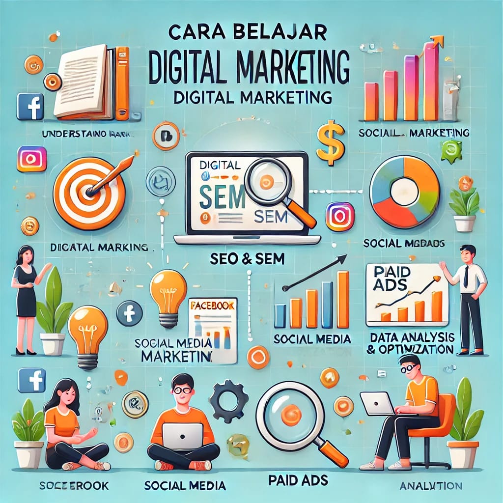Tips Atau Cara Belajar Digital Marketing untuk Pemula
